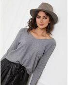 Pull en Cachemire mélangé Jennie gris