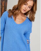 Robe en Laine mélangée Kanal indigo