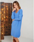 Robe en Laine mélangée Kanal indigo