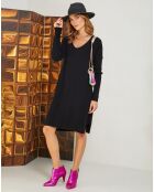 Robe en Laine mélangée Kanal noire