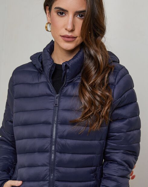 Giacca lunga Eva navy