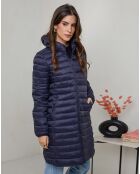 Giacca lunga Eva navy