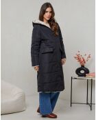 Giacca lunga nera Lola