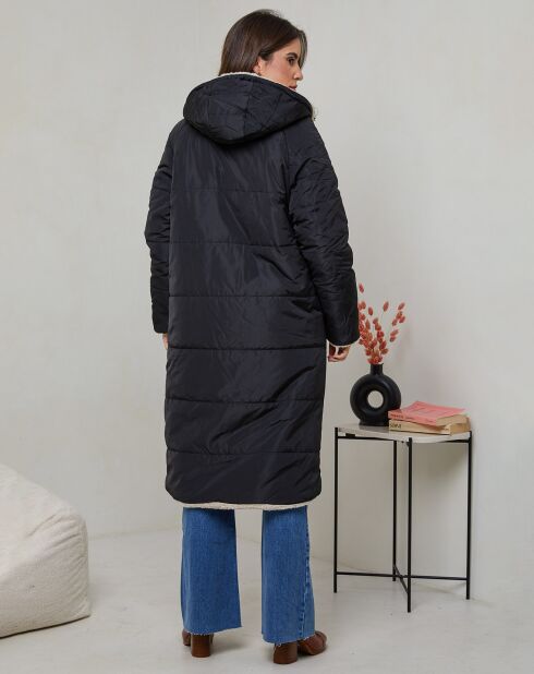 Giacca lunga nera Lola