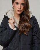 Giacca lunga nera Lola