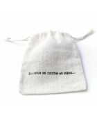 Orecchini Celia Quartz & Chalcedony in ottone dorato