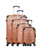 4 Allradkoffer Ottawa 75/65/55/46 cm terrakottarot