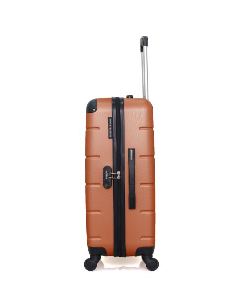 4 Allradkoffer Ottawa 75/65/55/46 cm terrakottarot