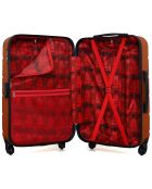 4 Allradkoffer Ottawa 75/65/55/46 cm terrakottarot