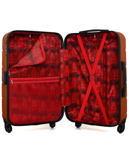 4 Allradkoffer Ottawa 75/65/55/46 cm terrakottarot