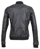 Bombers de piel de cordero negros Lalou