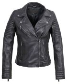 Laurana Schwarze Lammfelljacke