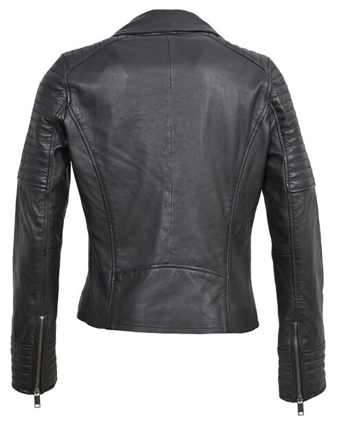 Laurana Schwarze Lammfelljacke