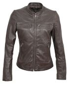 Braune Lammfelljacke Leola