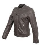 Braune Lammfelljacke Leola