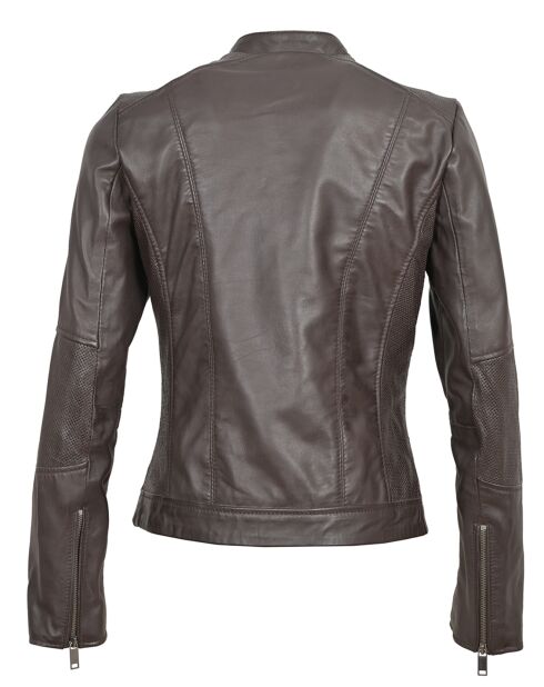 Braune Lammfelljacke Leola