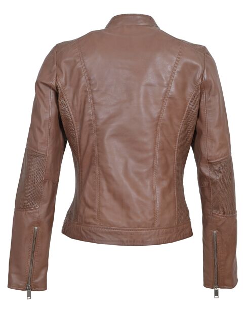 Lammfelljacke Leola Cognac