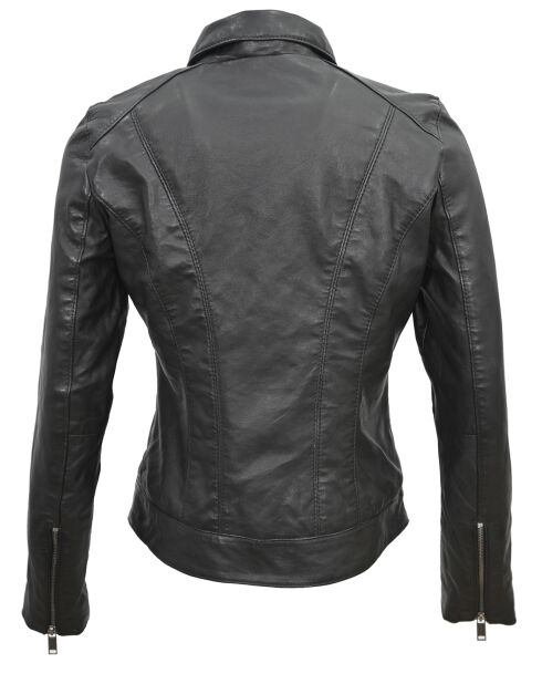 Chaqueta Liah Black de piel de cordero