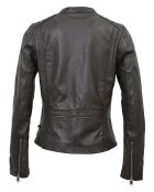 Bruine jas van lamsleer Lubia