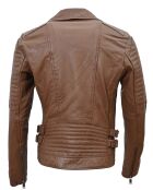 Jasje van lamsleer Lucinda Cognac