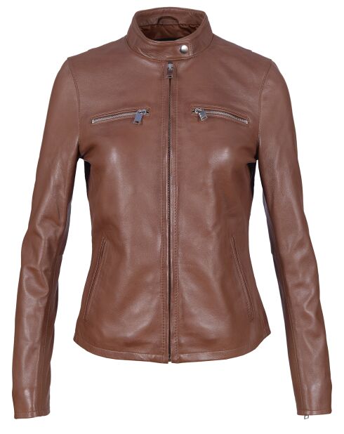 Lammfelljacke Lyra Cognac