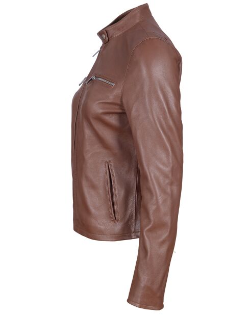 Lammfelljacke Lyra Cognac