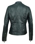 Schwarze Lammfelljacke Lyza