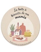 3 Boites en métal multicolores