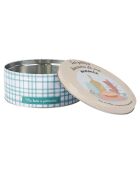 3 Boites en métal multicolores