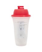 Shaker pâte à crèpes chandeleur modèle aléatoire rouge/jaune - 9.5x20.5 cm