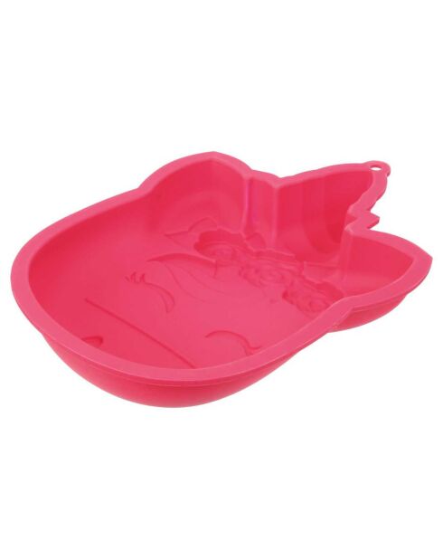 Moule silicone licorne modèle aléatoire bleu/rose - 20x3.5x25.5 cm