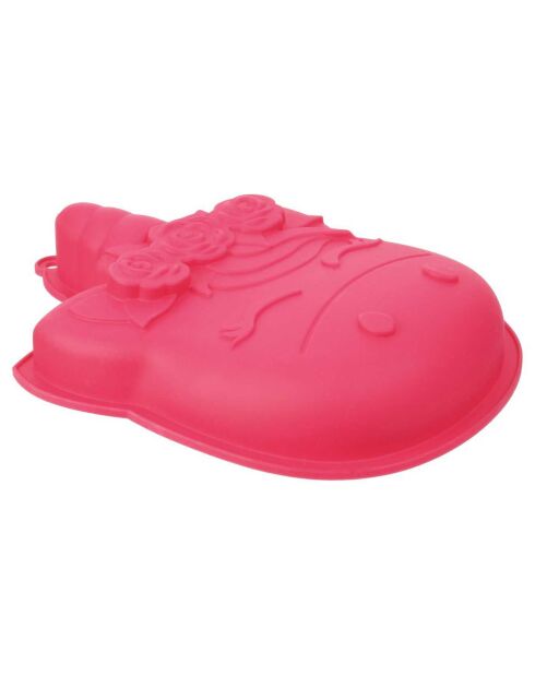 Moule silicone licorne modèle aléatoire bleu/rose - 20x3.5x25.5 cm