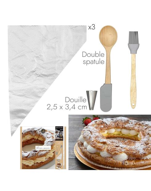 Coffret Paris Brest multicolore - 26x4.5x26 cm