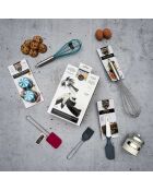 Spatule silicone gris/blanc - 5.4x2x25 cm