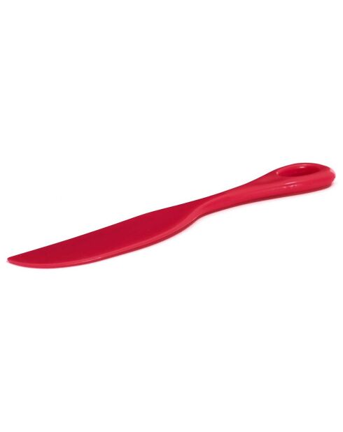 2 Spatules à tartiner modèle aléatoire rouge/jaune - 3.2x0.5x20.2 cm