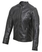 Lancelot Schwarze Lammfelljacke
