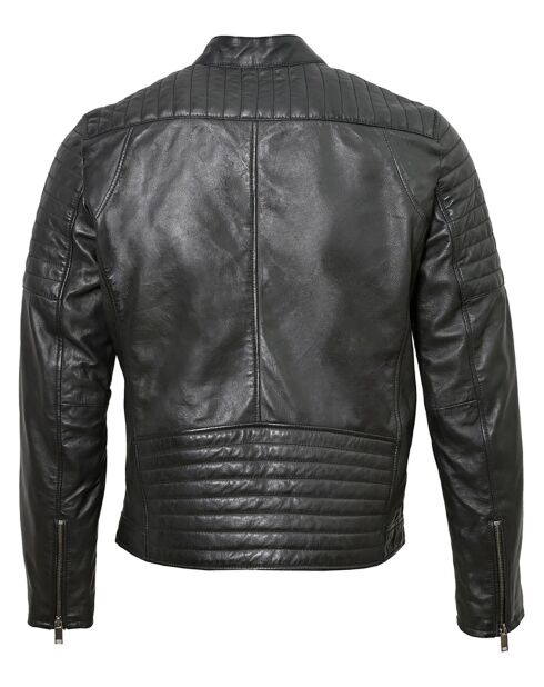 Lancelot Schwarze Lammfelljacke