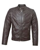 Lancelot bruine jas van lamsleer