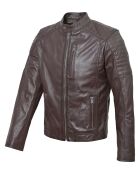 Lancelot bruine jas van lamsleer