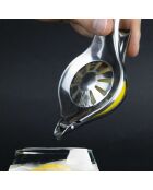 Presse-citron gris - 12.5x2.5x6 cm