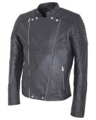 Schwarze Lammfelljacke Larry