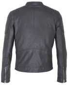 Schwarze Lammfelljacke Larry