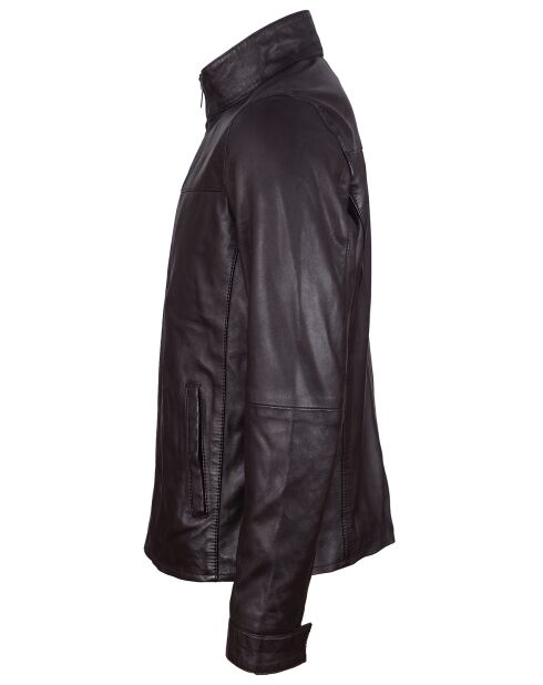 Laval Schoko-Lammlederjacke