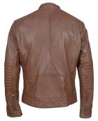 Lazo Cognac Lammfelljacke