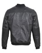 Schwarze Bomber aus Lammfell von Leeroy