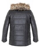 Schwarze Lammfelljacke Lewis