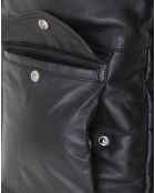 Schwarze Lammfelljacke Lewis