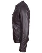 Landon Chocolate Lammlederjacke