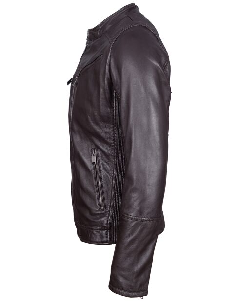 Landon Chocolate Lammlederjacke