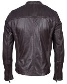 Landon Chocolate Lammlederjacke